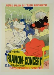 Riproduzione di un poster pubblicitario del 